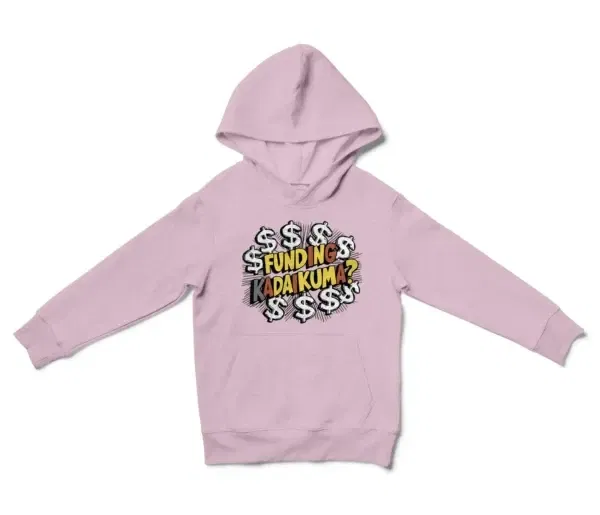 Funding Kadaikuma Unisex Youth Hoodie in Light Pink Color