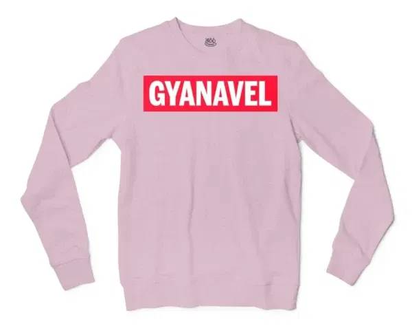 Gyanavel Men/Unisex Long Sleeve T-Shirt in Light Pink Color