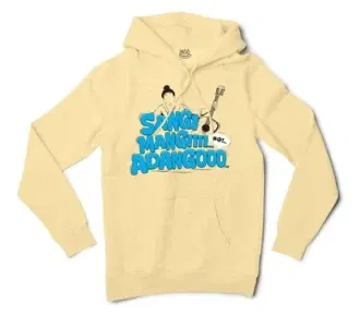 Sangi Mangiiiii….. Adangoooo Men/Unisex Hoodie in Light Yellow Color