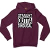 Straight Outta Dindugal Men/Unisex Hoodie in Maroon Color