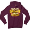Singathapathi Singame Sunna Asingam Men/Unisex Hoodie in Maroon Color