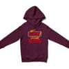 Why Blood Same Blood Unisex Youth Hoodie in Maroon Color