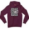 Straight Outta Beasant Nagar Men/Unisex Hoodie in Maroon Color