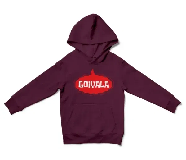 Goiyala Unisex Youth Hoodie in Maroon Color