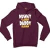 Mummy Paavam, Daddy Also Paavam Men/Unisex Hoodie in Maroon Color