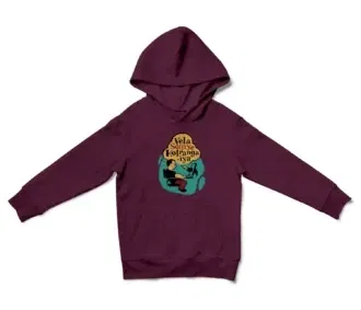 Vela Soliye Kolrangaiya Unisex Youth Hoodie in Maroon Color