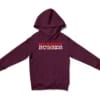 Bleddy Bugger Unisex Youth Hoodie in Maroon Color