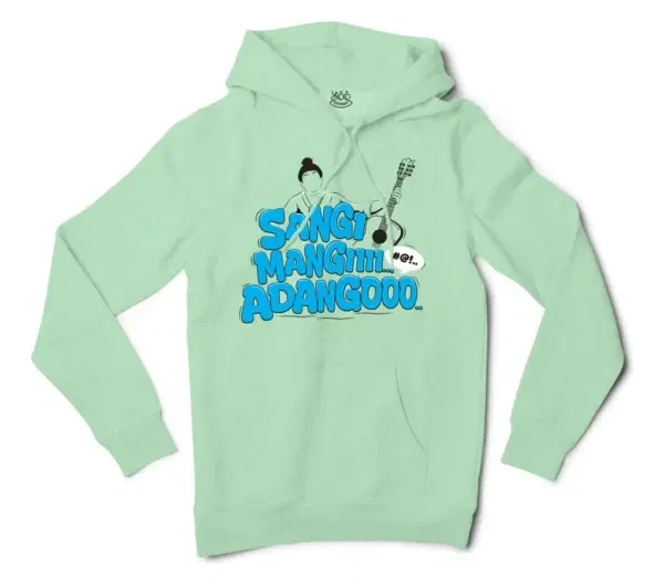 Sangi Mangiiiii….. Adangoooo Men/Unisex Hoodie in Mint Color