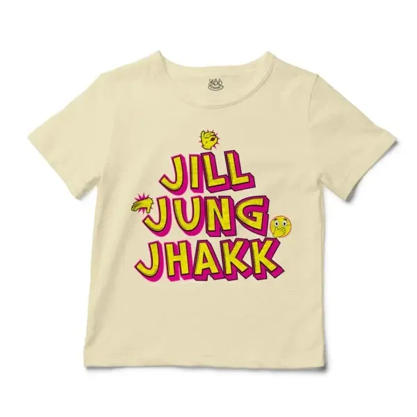 Jill Jung Jhakk Unisex Toddler T-Shirt in Natural Color