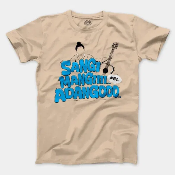 Sangi Mangiiiii….. Adangoooo Men/Unisex T-Shirt in Natural Color