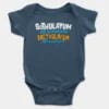 Sothulayum Adi Vaangiyaachu Saethulayum Adi Vangiyachu Short Sleeve Baby Onesie in Navy Color