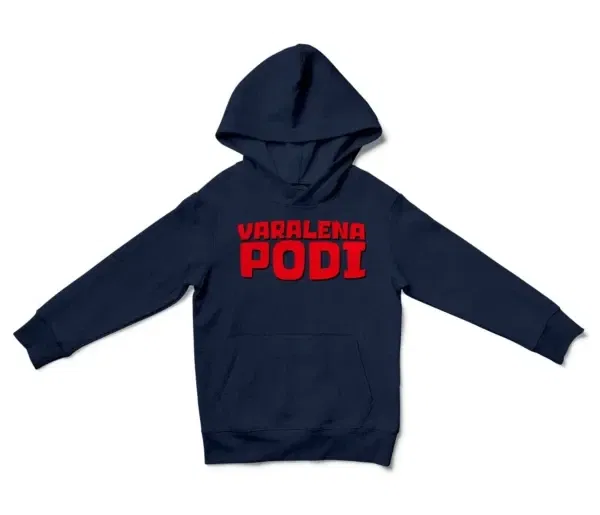 Varalena Podi Unisex Youth Hoodie in Navy Color