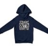 Straight Outta Royapettah Unisex Youth Hoodie in Navy Color