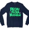 Pechu Pecha Irrukanum Men/Unisex Long Sleeve T-Shirt in Navy Color