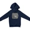 Straight Outta Velachery Unisex Youth Hoodie in Navy Color