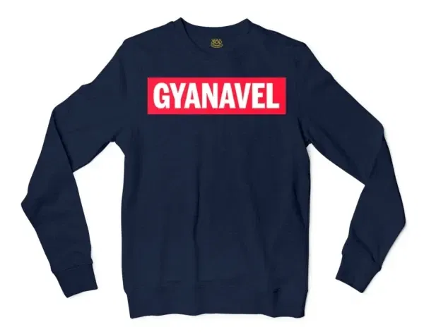 Gyanavel Men/Unisex Long Sleeve T-Shirt in Navy Color