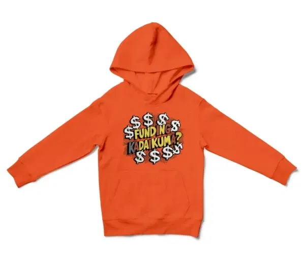 Funding Kadaikuma Unisex Youth Hoodie in Orange Color