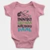 Inniki Setha Nalaiku Paal Short Sleeve Baby Onesie in Pink Color