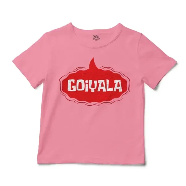 Goiyala Unisex Toddler T-Shirt in Pink Color