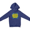 Kekraan Mekraan Company Unisex Youth Hoodie in Purple Color