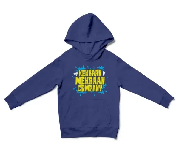 Kekraan Mekraan Company Unisex Youth Hoodie in Purple Color