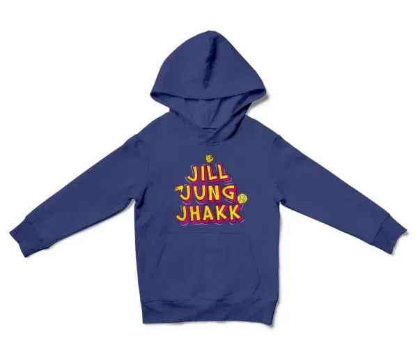 Jill Jung Jhakk Unisex Youth Hoodie in Purple Color