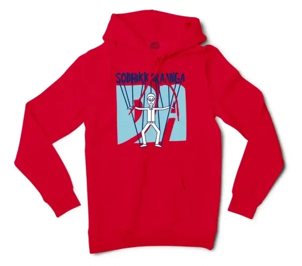 Sodhikkaraangada Men/Unisex Hoodie in Red Color