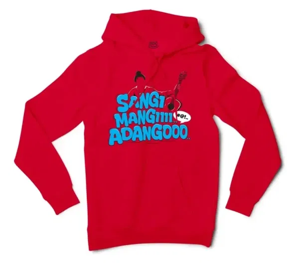 Sangi Mangiiiii….. Adangoooo Men/Unisex Hoodie in Red Color