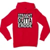 Straight Outta Erode Men/Unisex Hoodie in Red Color