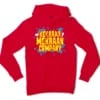 Kekraan Mekraan Company Men/Unisex Hoodie in Red Color