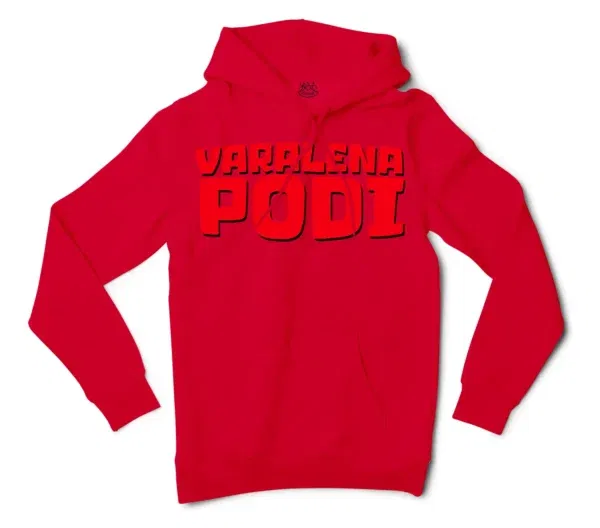 Varalena Podi Men/Unisex Hoodie in Red Color