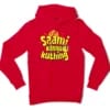 Saami Kannu Kuthing Men/Unisex Hoodie in Red Color