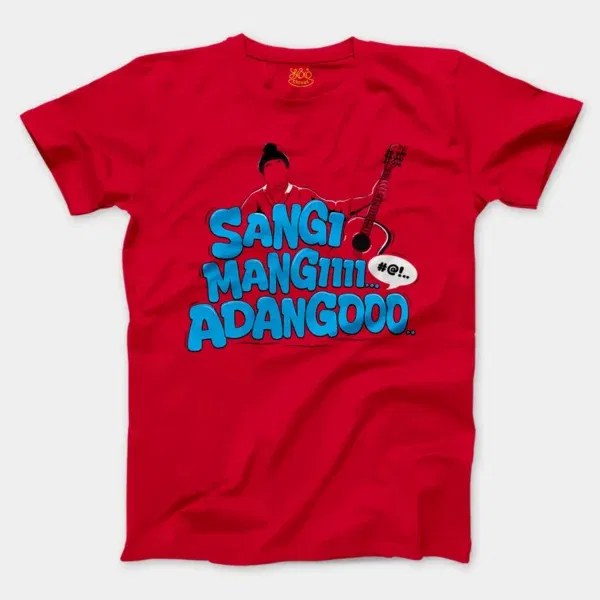 Sangi Mangiiiii….. Adangoooo Men/Unisex T-Shirt in Red Color