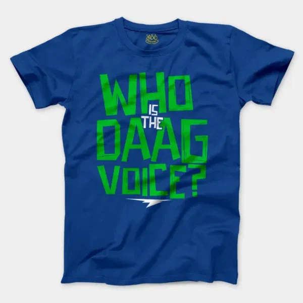 Who Is The Daag Voice Men/Unisex T-Shirt in Royal Color