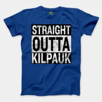 Straight Outta Kilpauk Men/Unisex T-Shirt in Royal Color