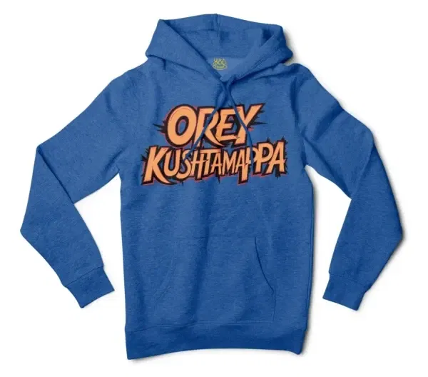 Ore Kushtamappa Men/Unisex Hoodie in Royal Heather Color