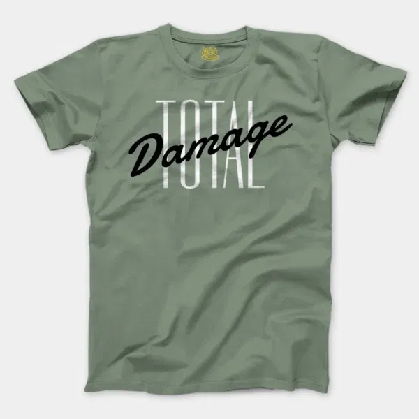 Total Damage Men/Unisex T-Shirt in Sage Color