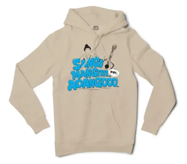 Sangi Mangiiiii….. Adangoooo Men/Unisex Hoodie in Sandstone Color