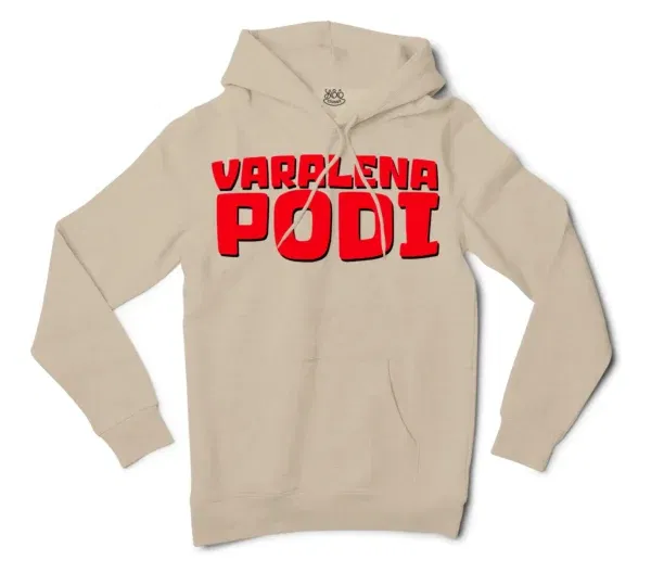 Varalena Podi Men/Unisex Hoodie in Sandstone Color