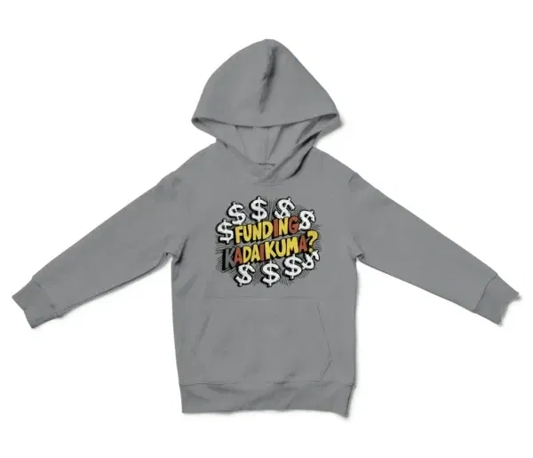 Funding Kadaikuma Unisex Youth Hoodie in Sport Grey Color