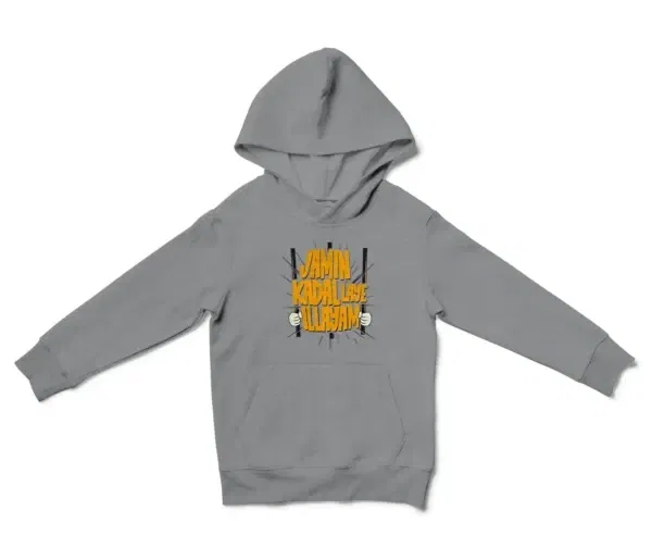 Jamin, Kadal Laye Illayam Unisex Youth Hoodie in Sport Grey Color