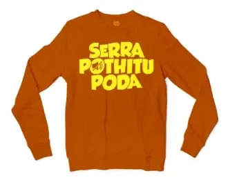 Serra Pothitu Poda Men/Unisex Long Sleeve T-Shirt in Texas Orange Color