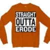 Straight Outta Erode Men/Unisex Long Sleeve T-Shirt in Texas Orange Color