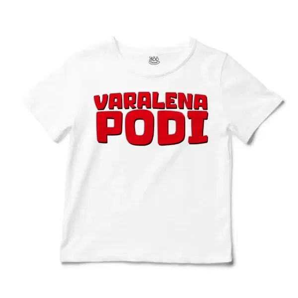 Varalena Podi Unisex Toddler T-Shirt in White Color