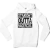 Straight Outta Nagercoil Men/Unisex Hoodie in White Color