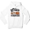 Woahh!! Watte Karuvaad Men/Unisex Hoodie in White Color