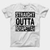 Straight Outta Royapettah Men/Unisex T-Shirt in White Color