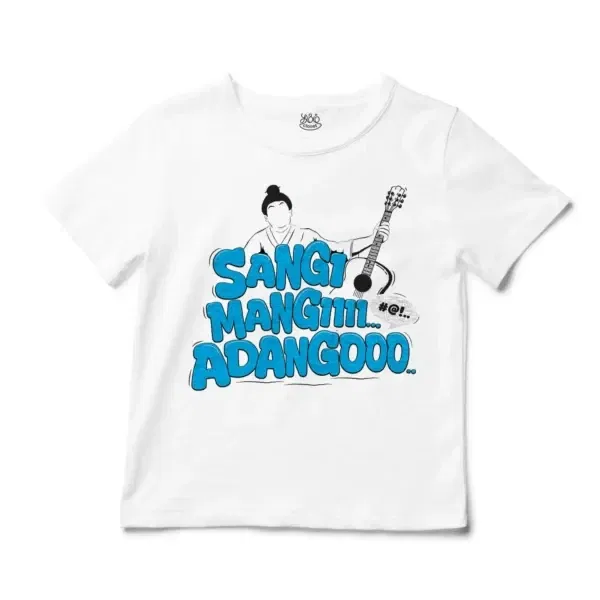 Sangi Mangiiiii….. Adangoooo Unisex Toddler T-Shirt in White Color