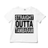 Straight Outta Tambaram Unisex Toddler T-Shirt in White Color
