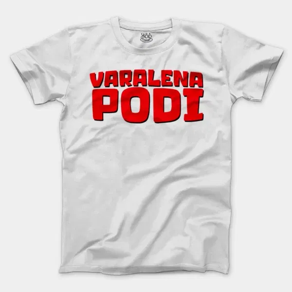 Varalena Podi Men/Unisex T-Shirt in White Color